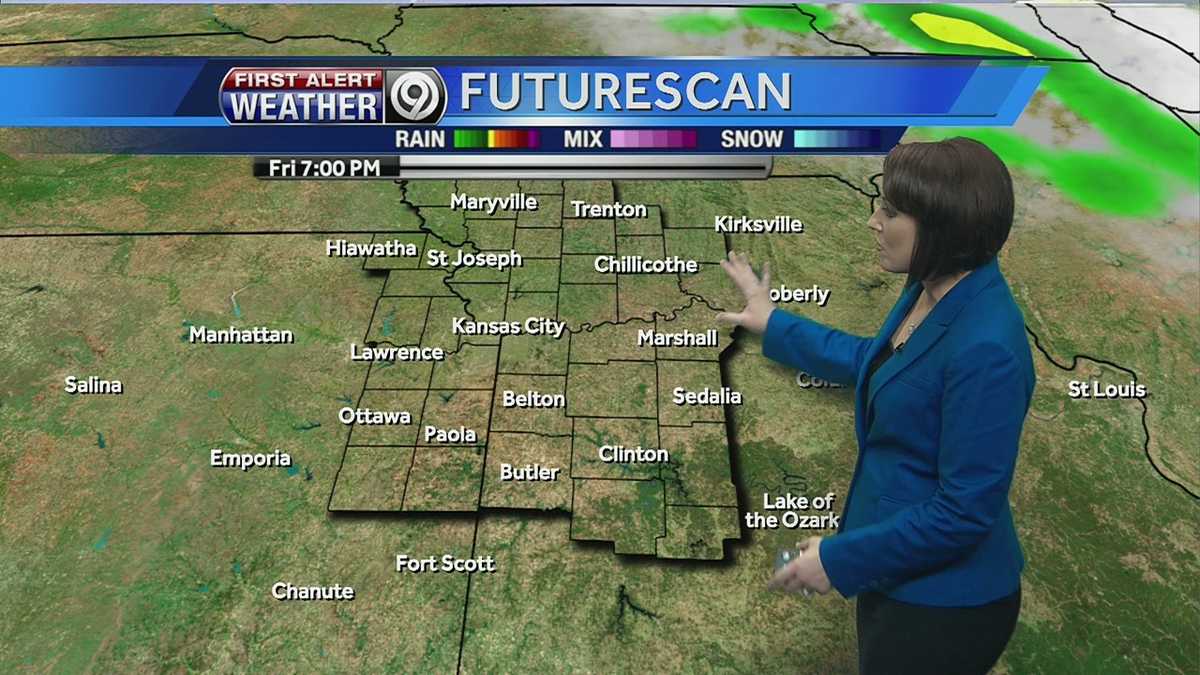 Cooler temps and some rain chances for the weekend