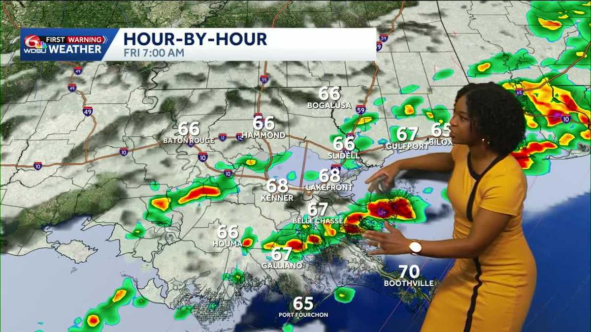 Dodging Friday morning showers before lower humidity arrives