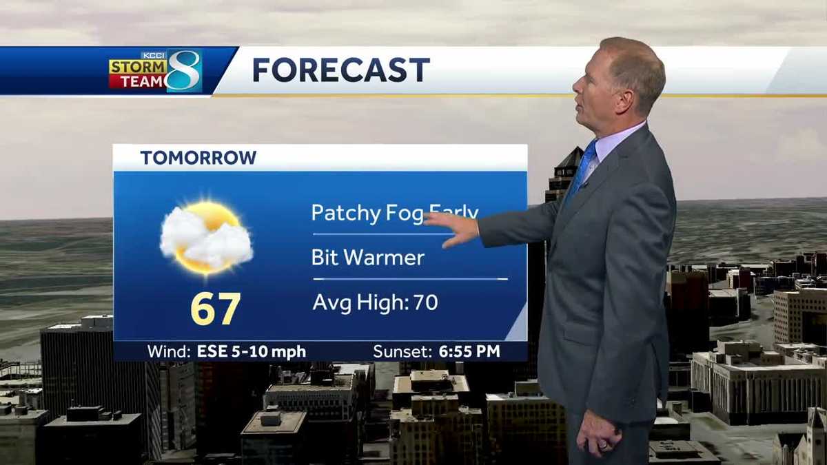 Patchy fog possible for your morning commute