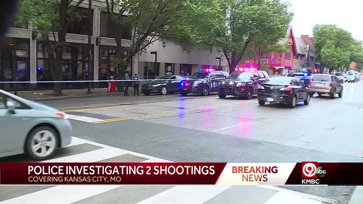 Kansas City, Missouri police investigate 2 shootings Wednesday afternoon