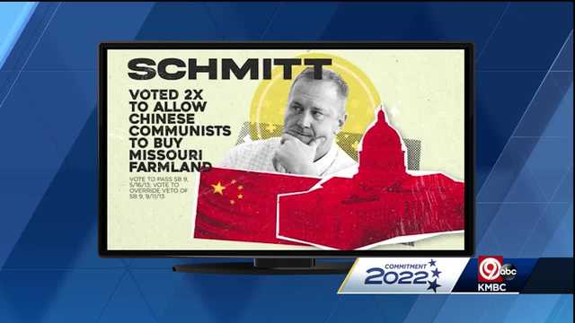 Campaign ad says Eric Schmitt allowed foreign businesses to buy Missouri farmland - Vimarsana News