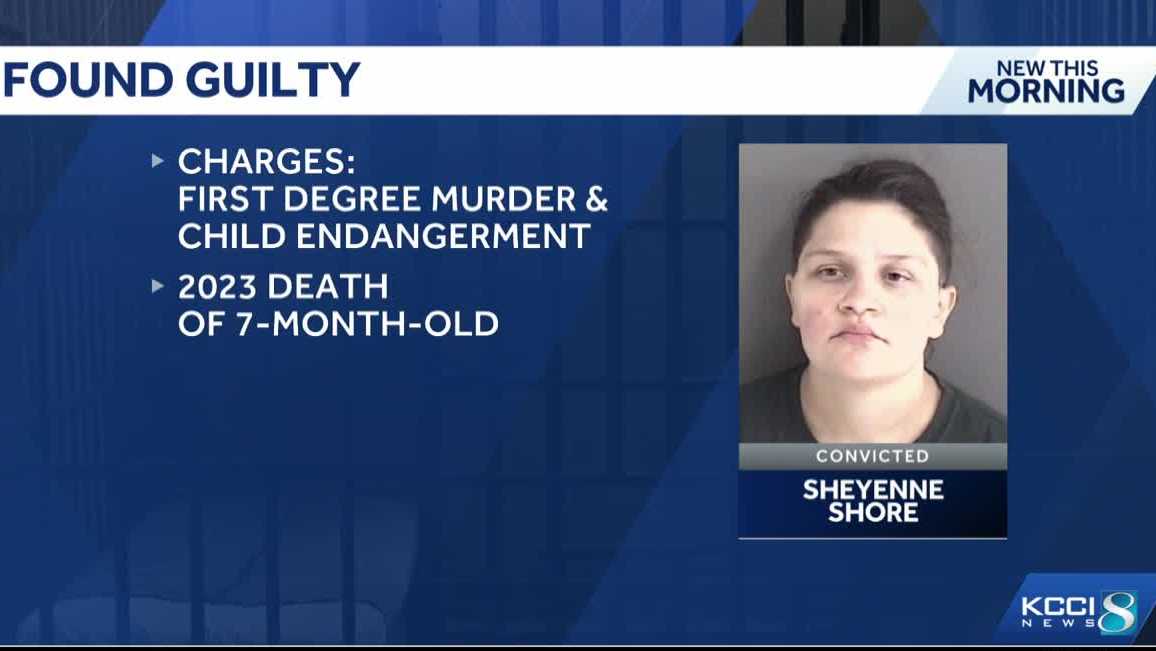 Story County woman found guilty of first-degree murder in death of 7-month-old
