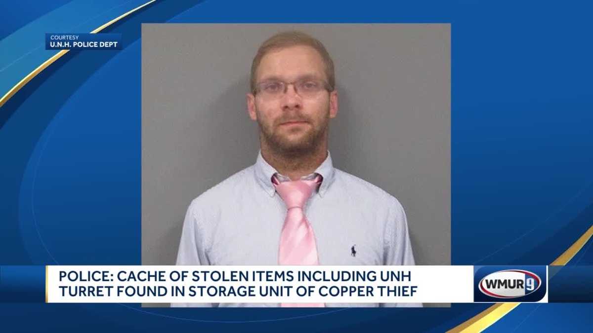 Man accused of stealing copper turret, other items from UNH