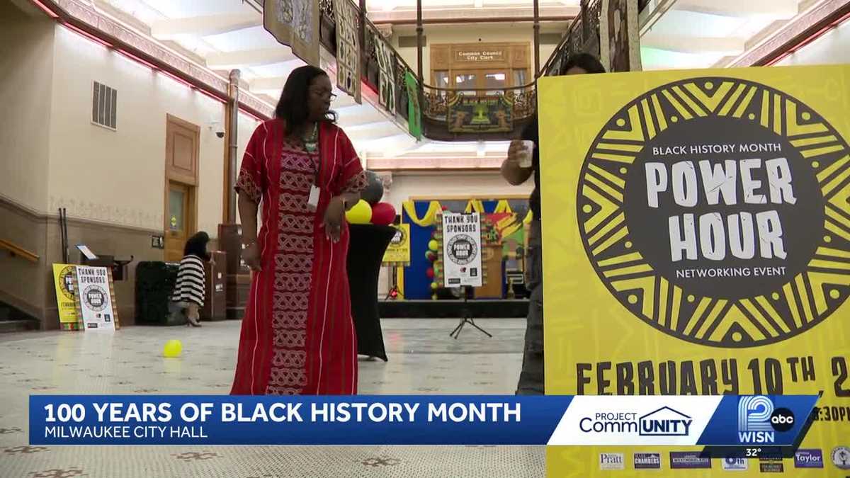 Milwaukee celebrates 100 years of Black History Month at City Hall