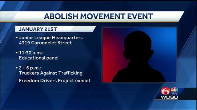 Junior League puts on hosts human trafficking awareness exhibit