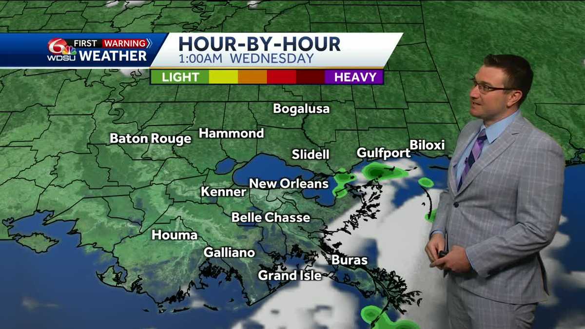 Rain chances returning Tuesday and Wednesday