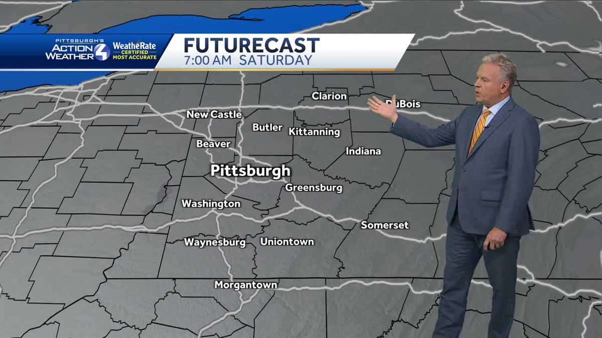 Mostly sunny and warmer Friday