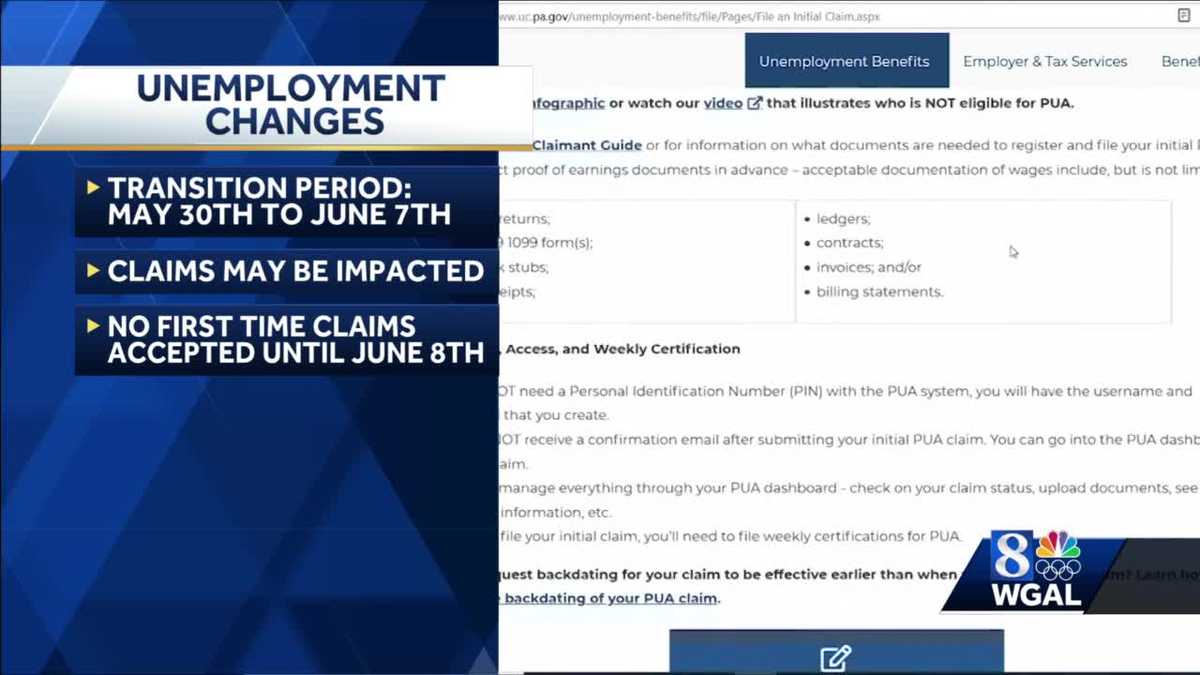Transition to Pa.'s new unemployment compensation system begins May 30