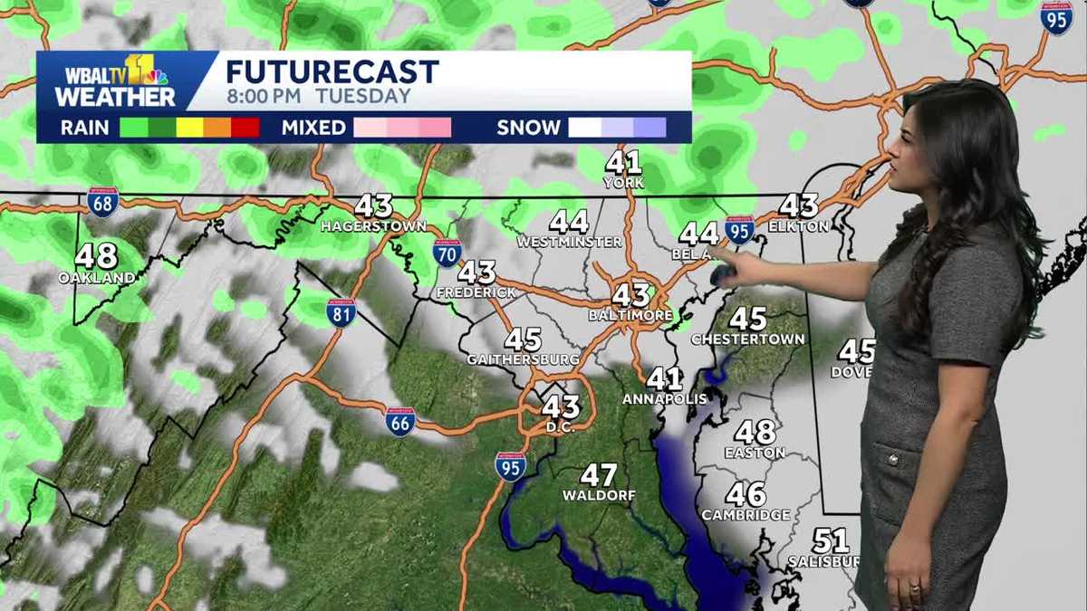 Cloudy conditions continue with warmer temps coming