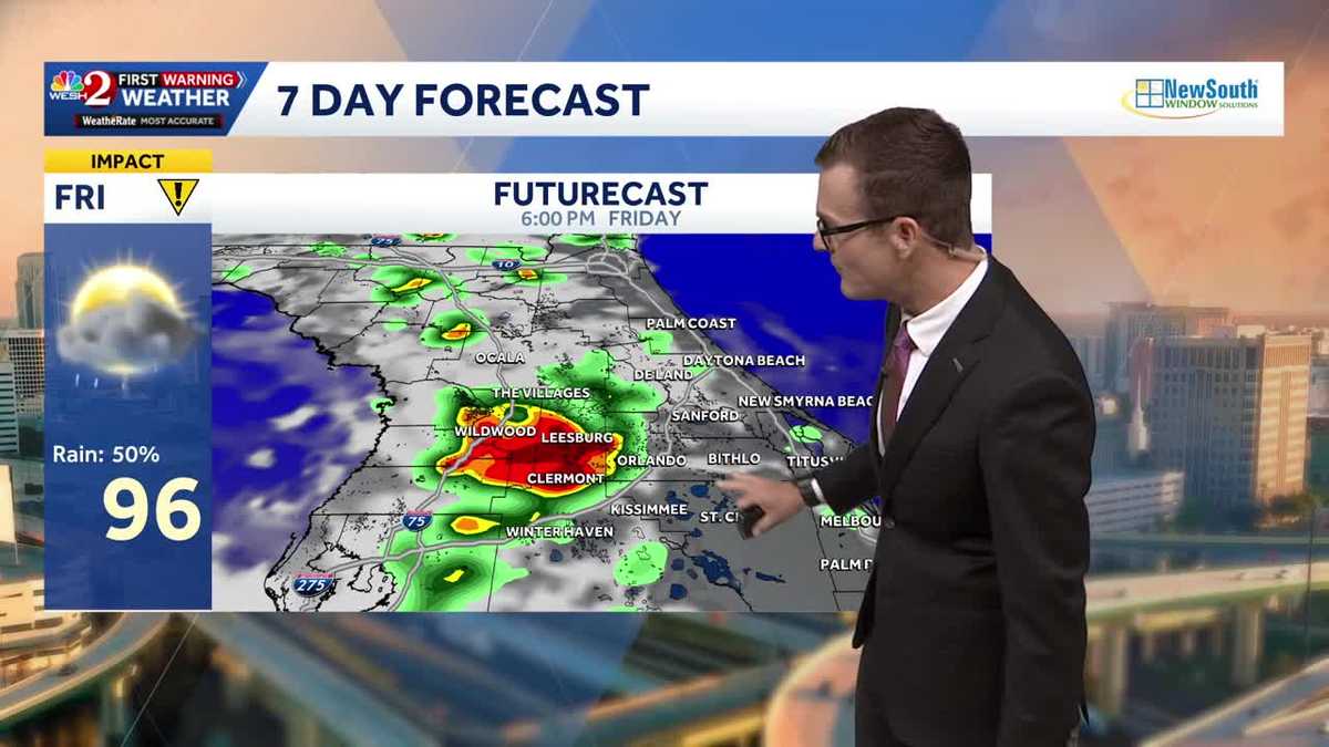 Hot, humid Friday with heat index near 110 degrees in Central Florida