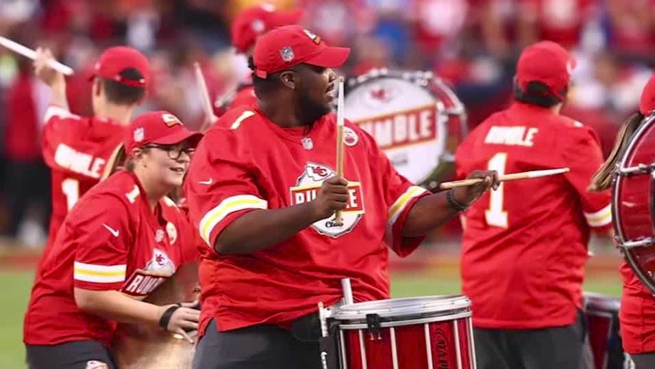 KC Rumble drum line member pulling double duty as a med student
