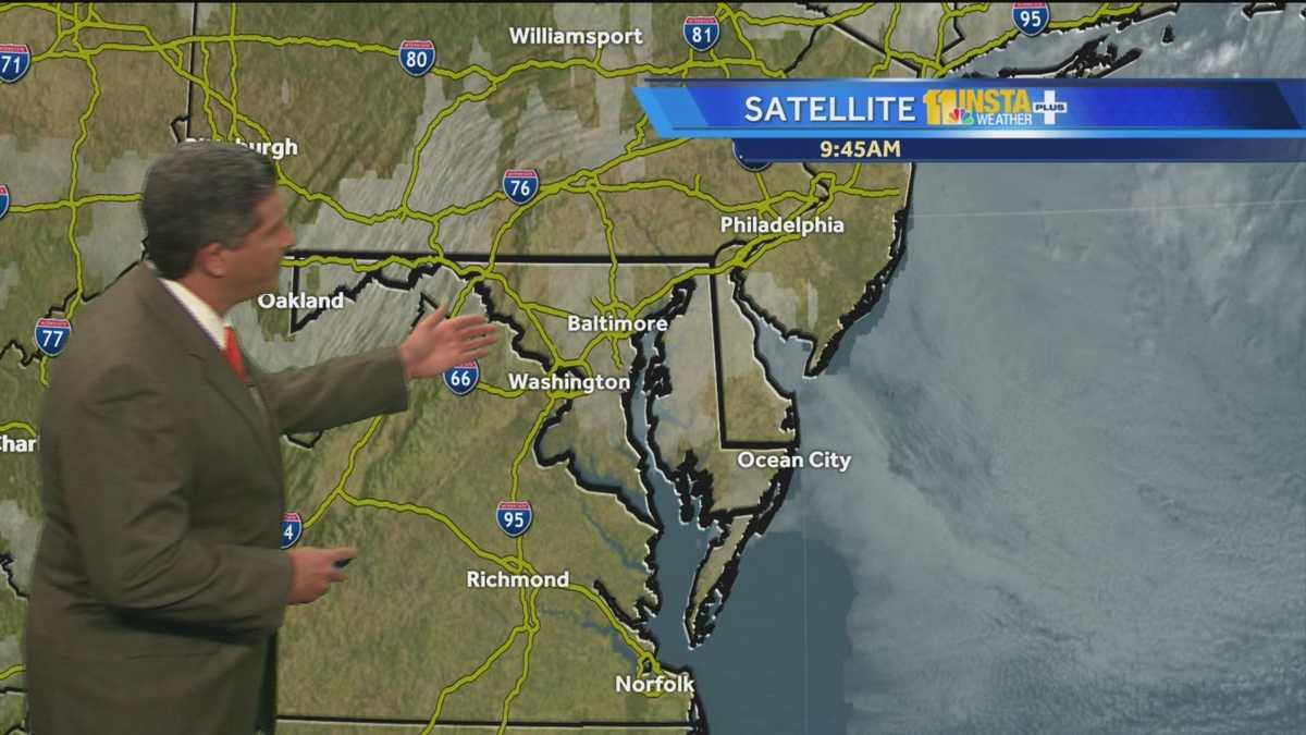 Sun, clouds and breezy on Wednesday
