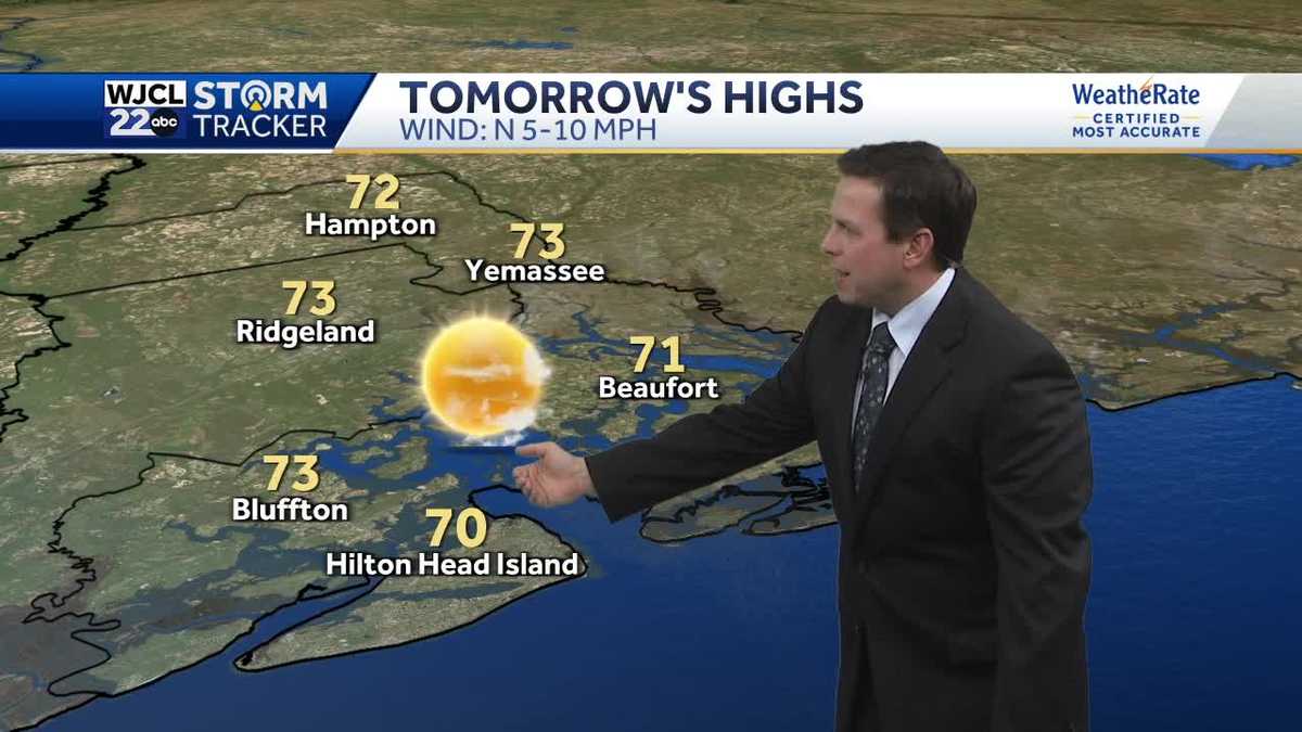 Lots of sunshine for today and pleasantly mild - WJCL
