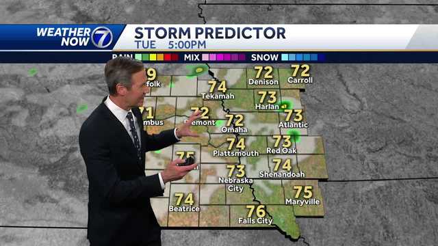 Isolated Showers: May 7 Omaha