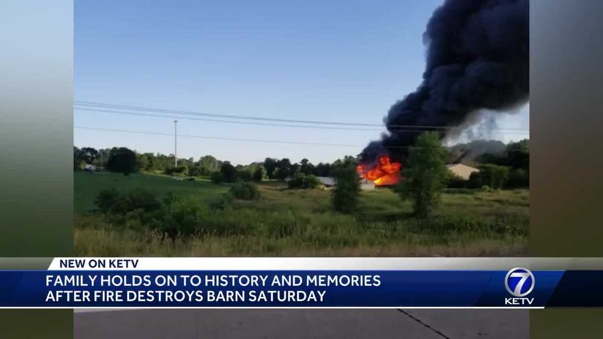 Family holds on to history, memories after fire destroys barn Saturday