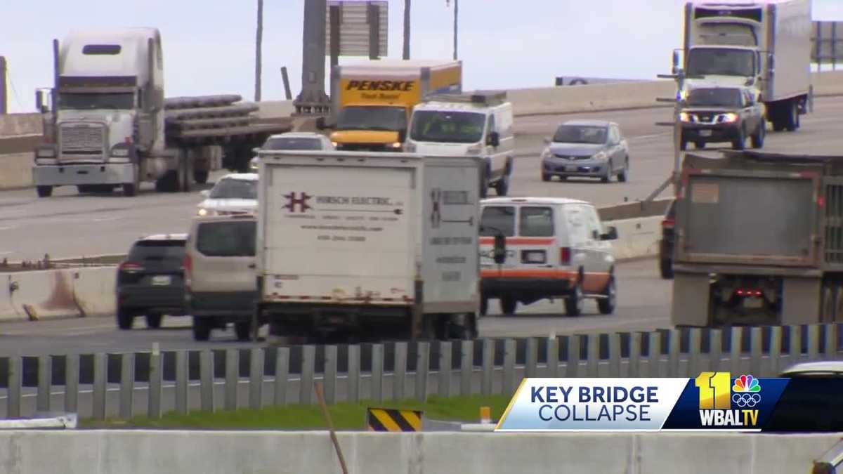 Key Bridge collapse causing traffic, accidents to rise