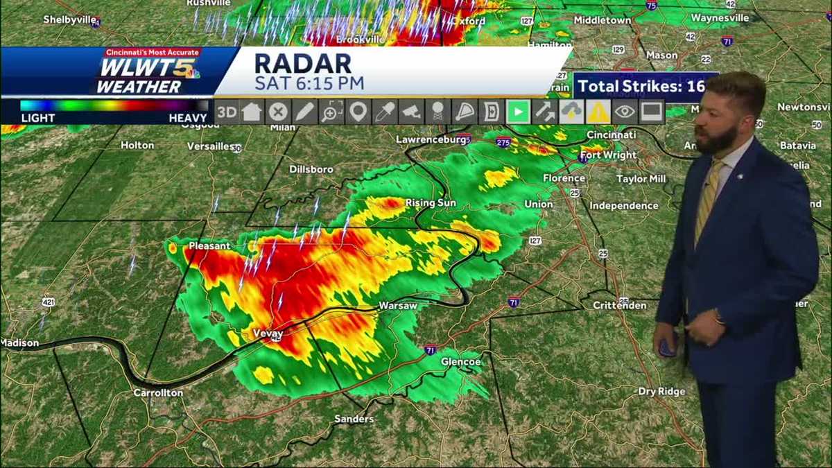 Strong storms move through this evening