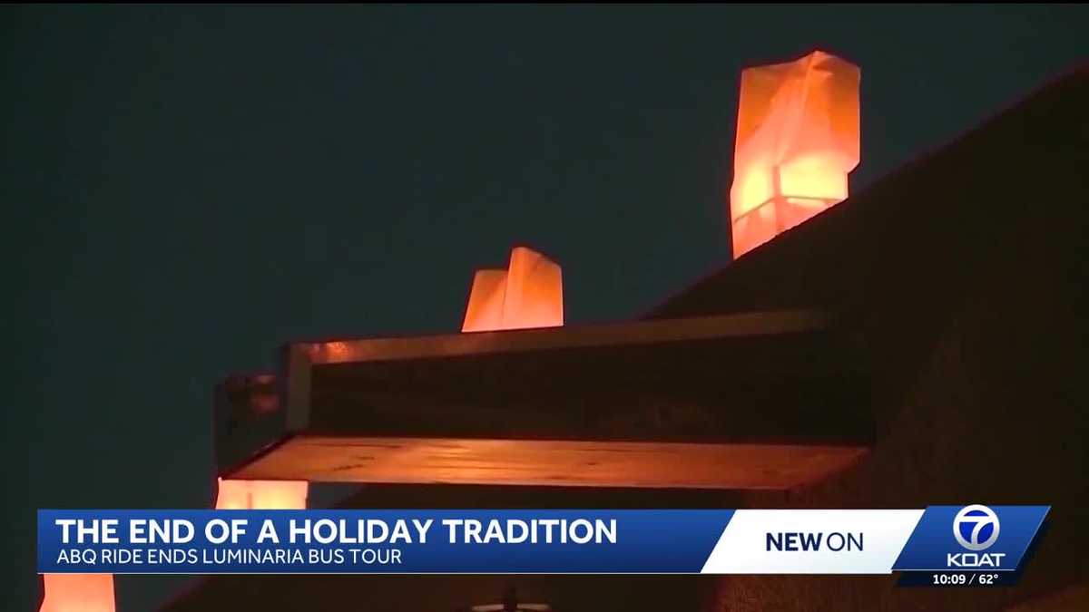 Luminari Bus Tour a tradition in Albuquerque has been cancelled this year