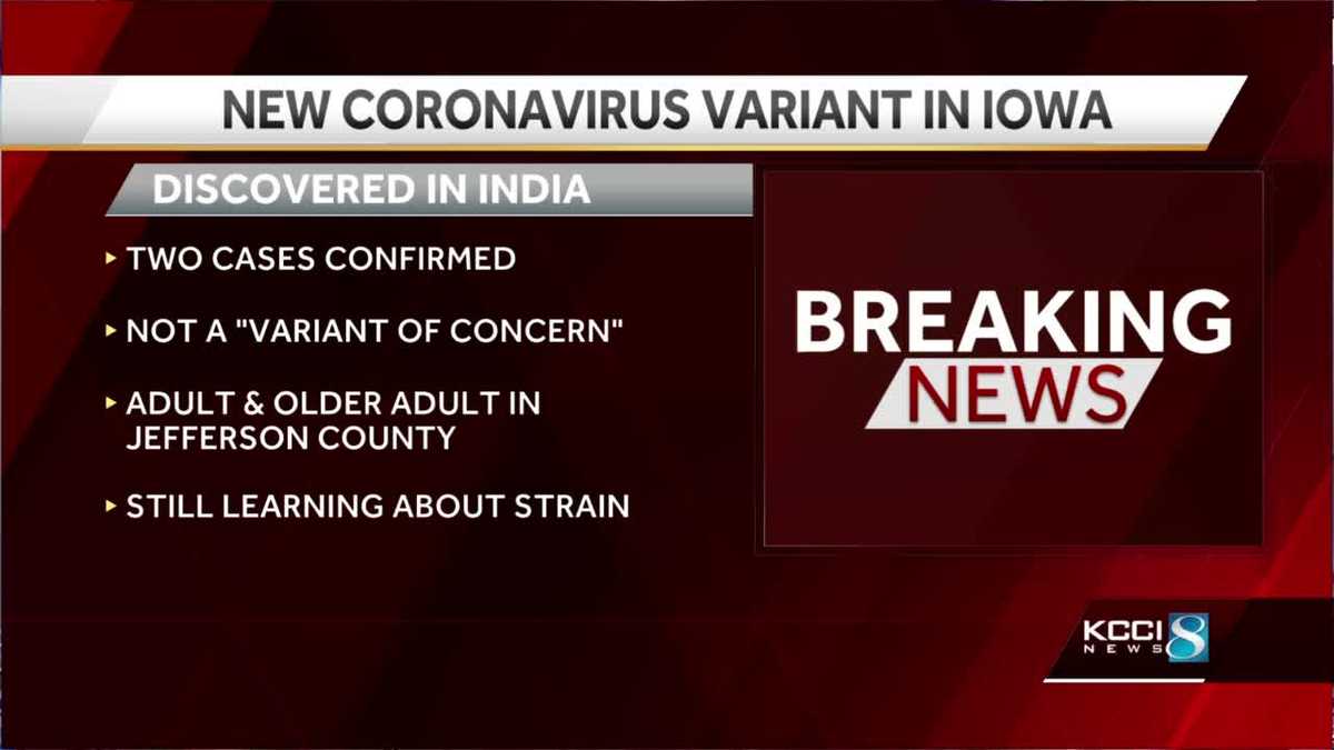 IDPH: New COVID-19 strain detected in Iowa - KCCI Des Moines