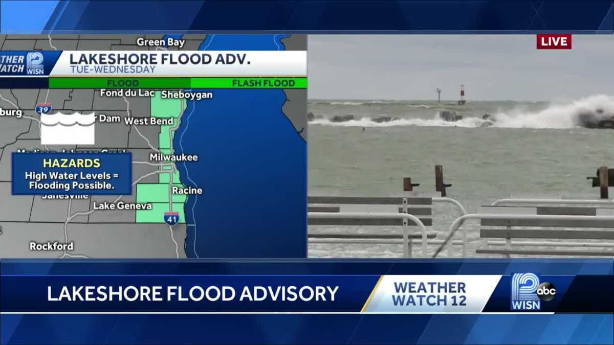 Milwaukee lakeshore flood advisory