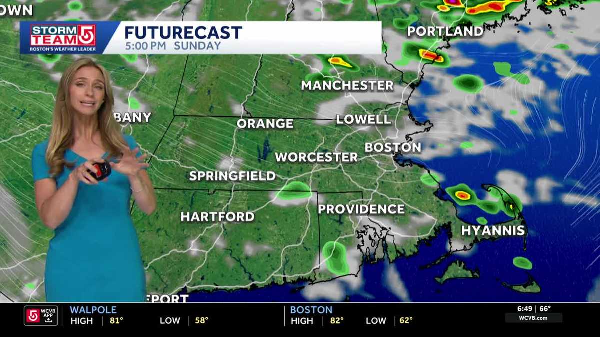 Spot storms today, Impact Weather Monday with rain