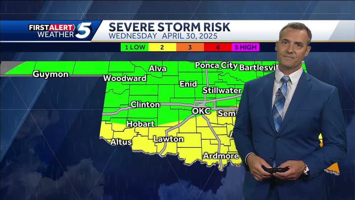 FORECAST: More storms, another alert day in Oklahoma