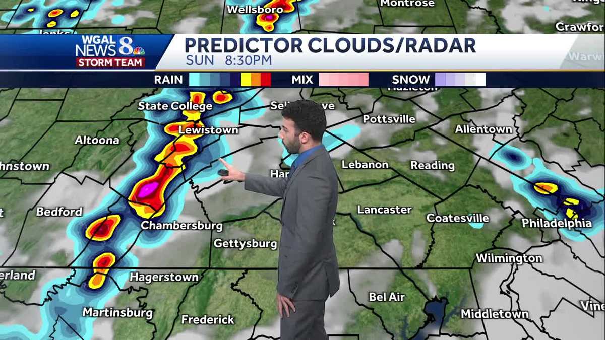 ALERT: Scattered showers & storms with locally heavy downpours in south ...
