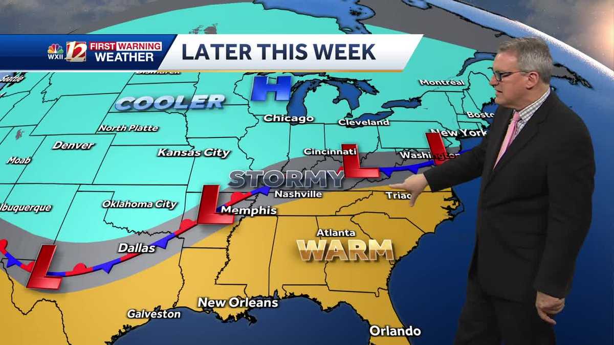 Cooler Tuesday ahead of huge Triad weather pattern change