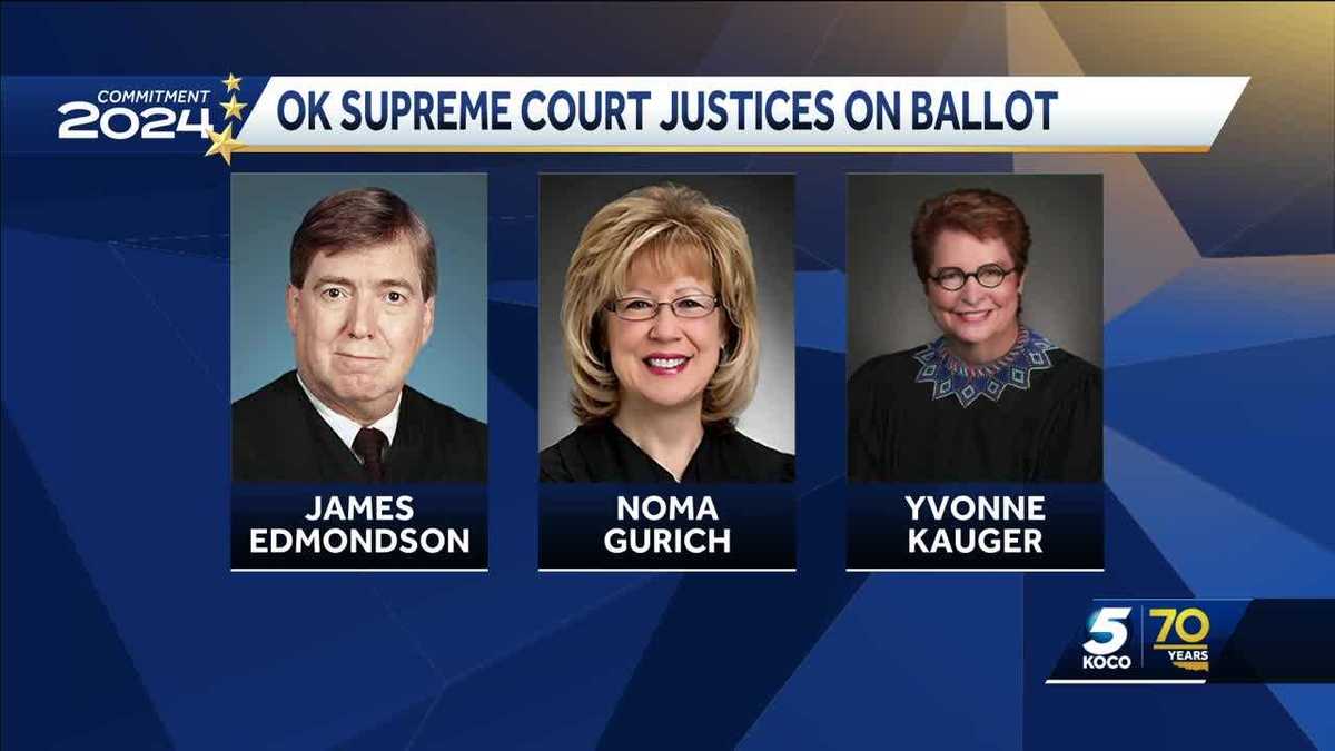 Two Oklahoma Supreme Court justices on ballot retain their seats Two Oklahoma Supreme Court justices on ballot retain their seats