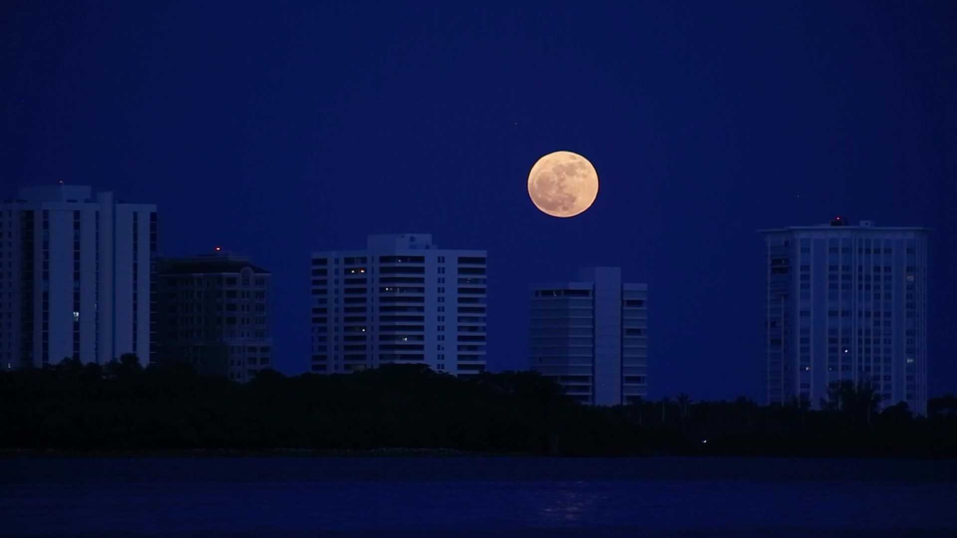 Strawberry moon lights up the night sky with viewer photos and timelapse
