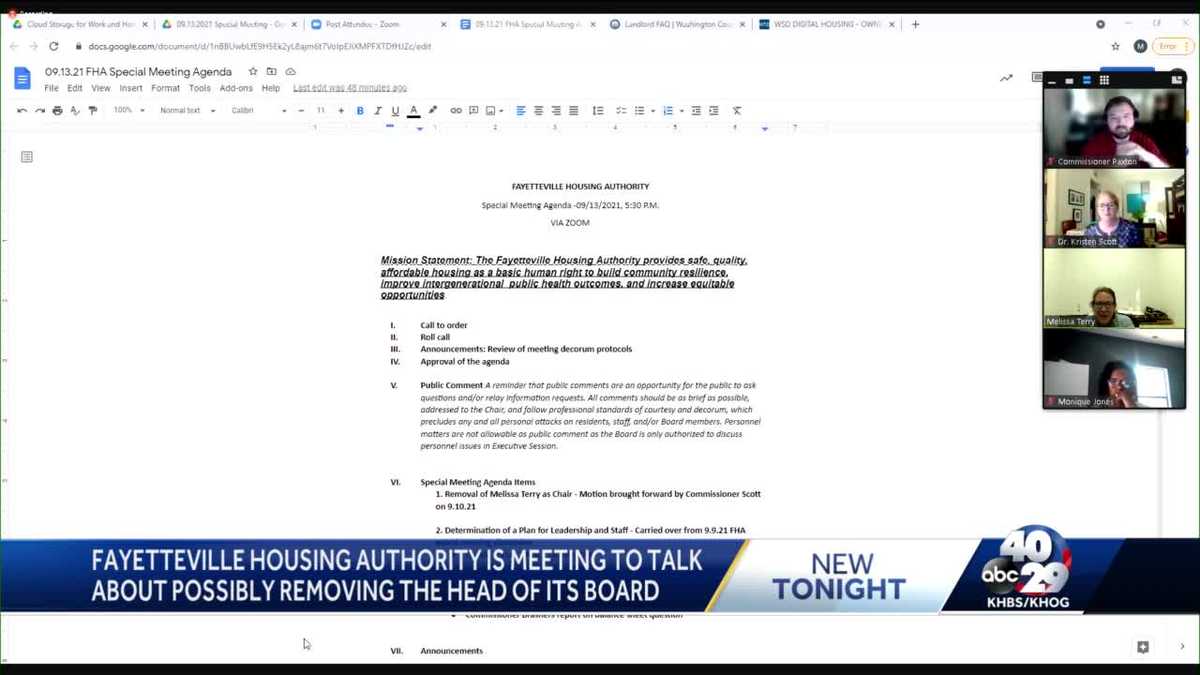 Fayetteville Housing Authority talks about possibly removing the head