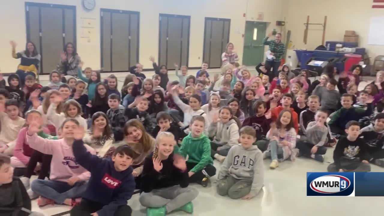 WMUR's Kevin Skarupa Visits Maple Avenue School In Goffstown