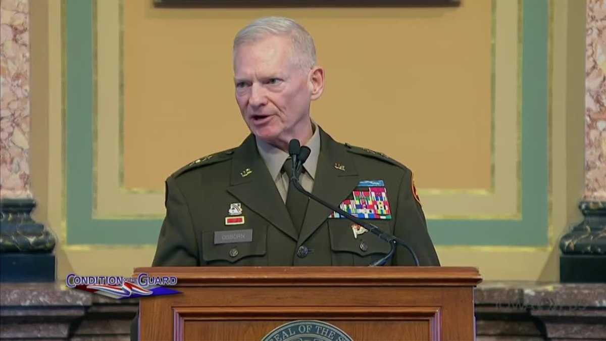REPLAY: Watch Maj. Gen. Stephen E. Osborn's Condition of the Guard address