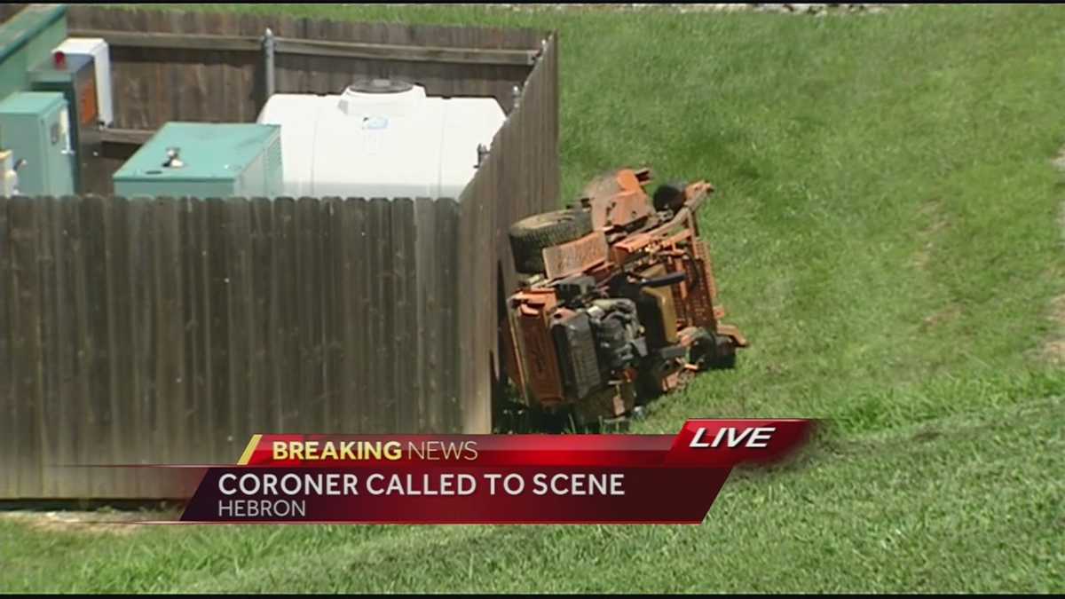 23yearold landscaper killed in Hebron lawnmower accident
