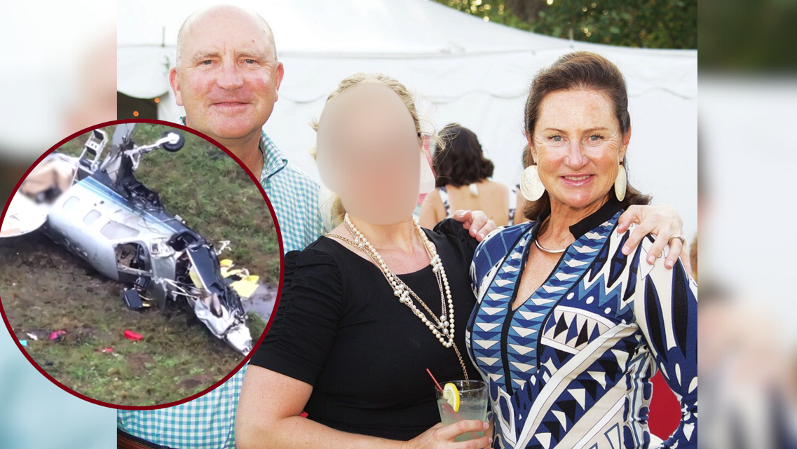 Plane struck trees before crashing onto Mass. highway, killing 2, NTSB says