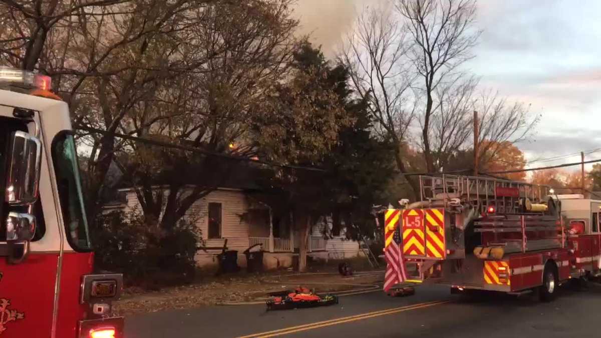 Eight people receiving help after a fire burns home in WinstonSalem