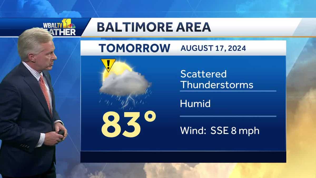Pleasant weather out, rain coming in this weekend
