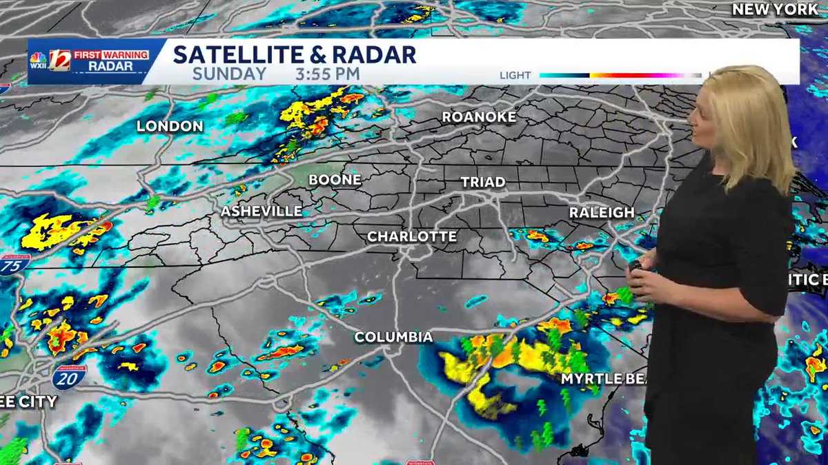 Periods of rain and storms on Memorial Day in North Carolina | Hour-by-hour forecast with Michelle