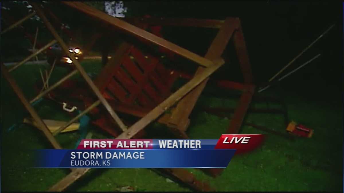 Eudora neighborhoods see extensive damage from storms