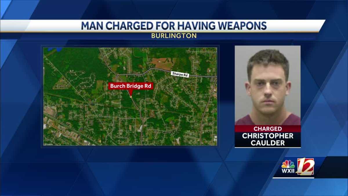 Burlington man charged for possessing weapons of mass destruction