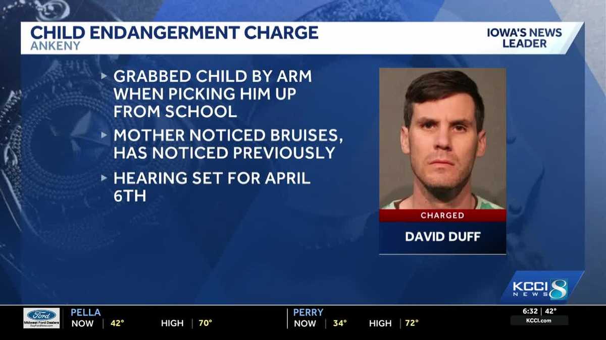 Ankeny man charged with child endangerment after injuring son