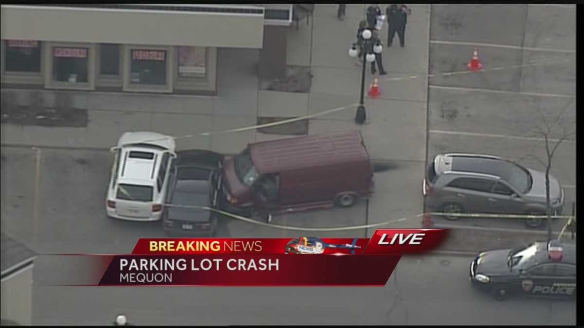 Crash involves several cars in Mequon parking lot