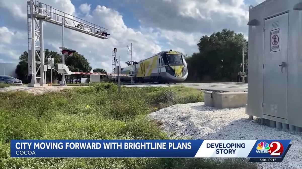 Cocoa pushes forward with Brightline station plans despite financial challenges