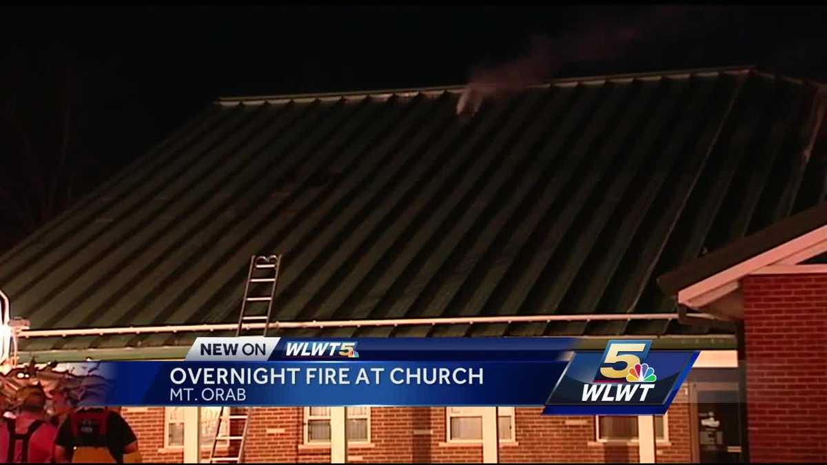 Fire breaks out at Mount Orab church