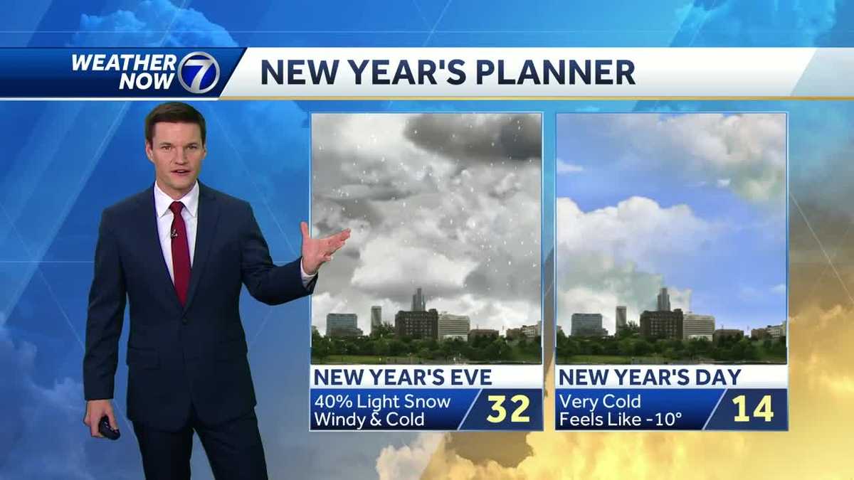 Warming up Sunday before another cold blast to end the year