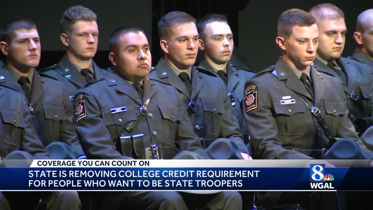 Pennsylvania State Police lift college credit requirement for prospective troopers