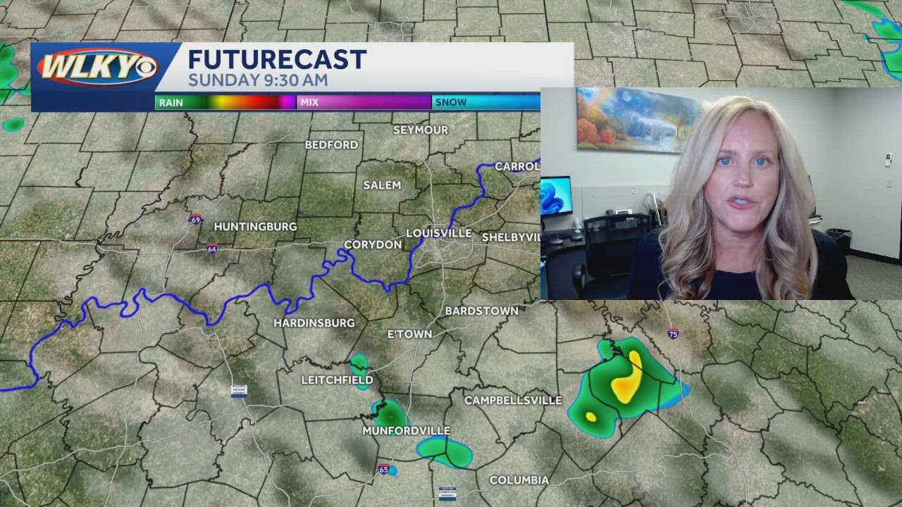 Storms move out, heat moves in