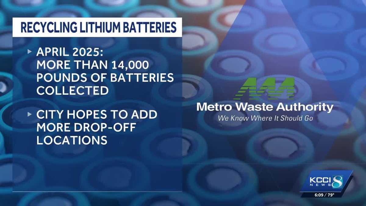 Metro Waste Authority promotes lithium battery recycling
