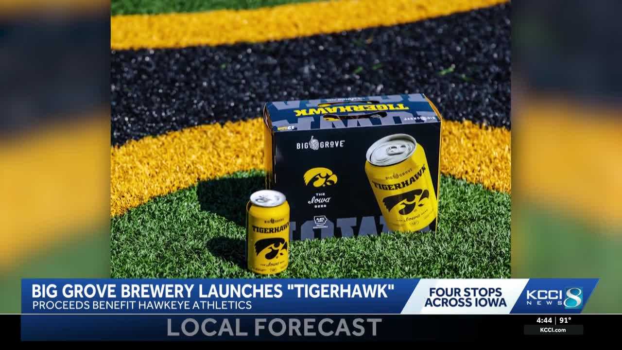 kcci.com - Tigerhawk lager: Big Grove Brewery launches beer to help fund University of Iowa athletics