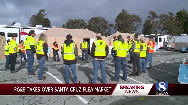 Santa Cruz Flea Market turns into base camp for PG&E - Vimarsana News